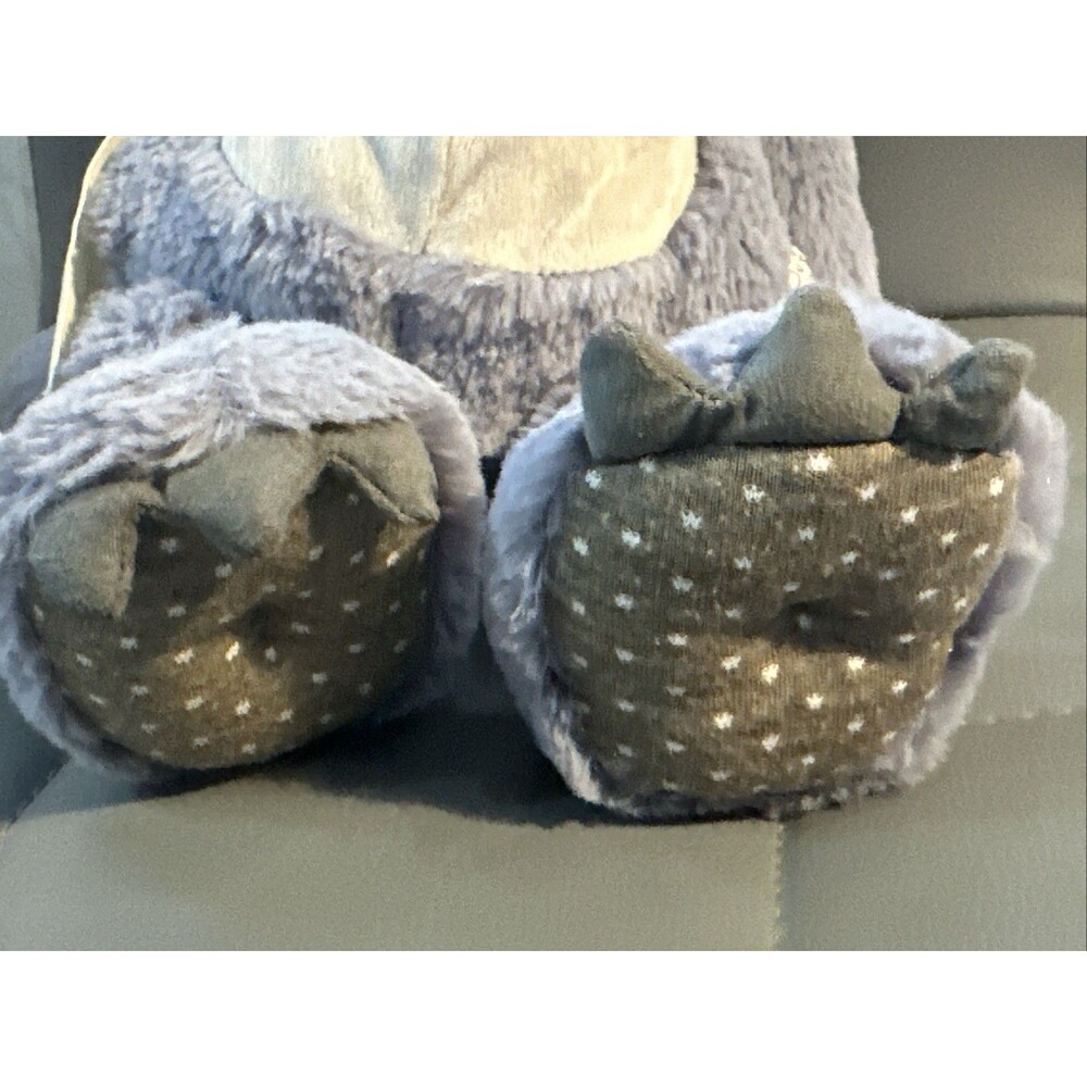 Demdaco Growl Pal Let's Be Brave Purple 16" Plush Fabric Toy Monster Polka Dot - Picture 5 of 10